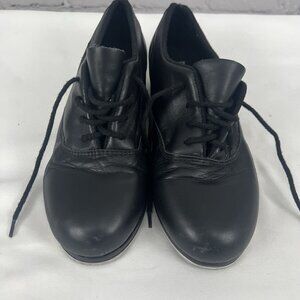 Bloch Shockwave #2AT Tap Dance Shoes Soft  Leather Lace Up Women’s Size 5 M